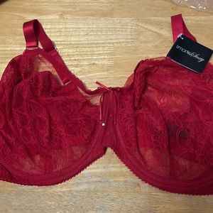Lacy Red Bra in size 44G